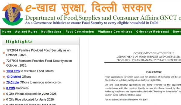 How to Apply Ration Card Delhi Online & Offline (2026 Guide): Documents, Eligibility Criteria