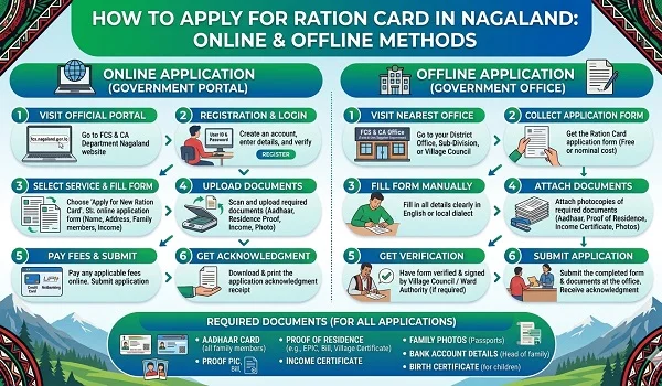 How to Apply Ration Card Nagaland Online & Offline